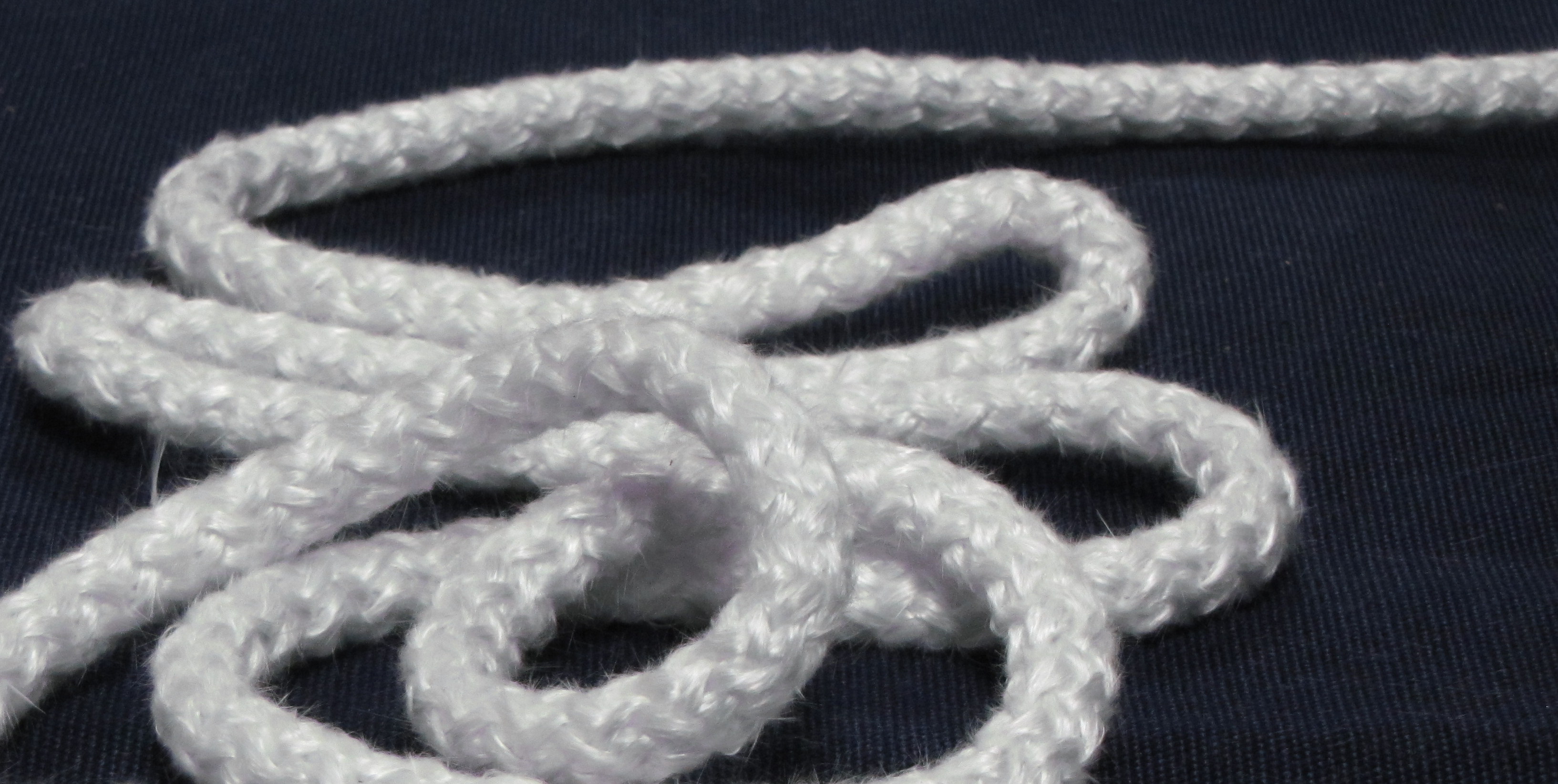 1/2" High Temperature Fiberglass Rope Made in the USA by Gaskets, Inc.