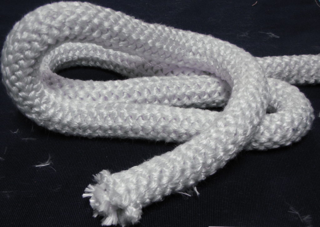 1" 601M Fiberglass Rope High Temp, NonFlammable Made in USA