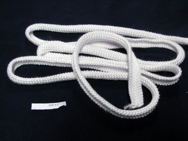 3/16" x 1" Fiberglass Braided Tape Made in the USA by Gaskets, Inc.
